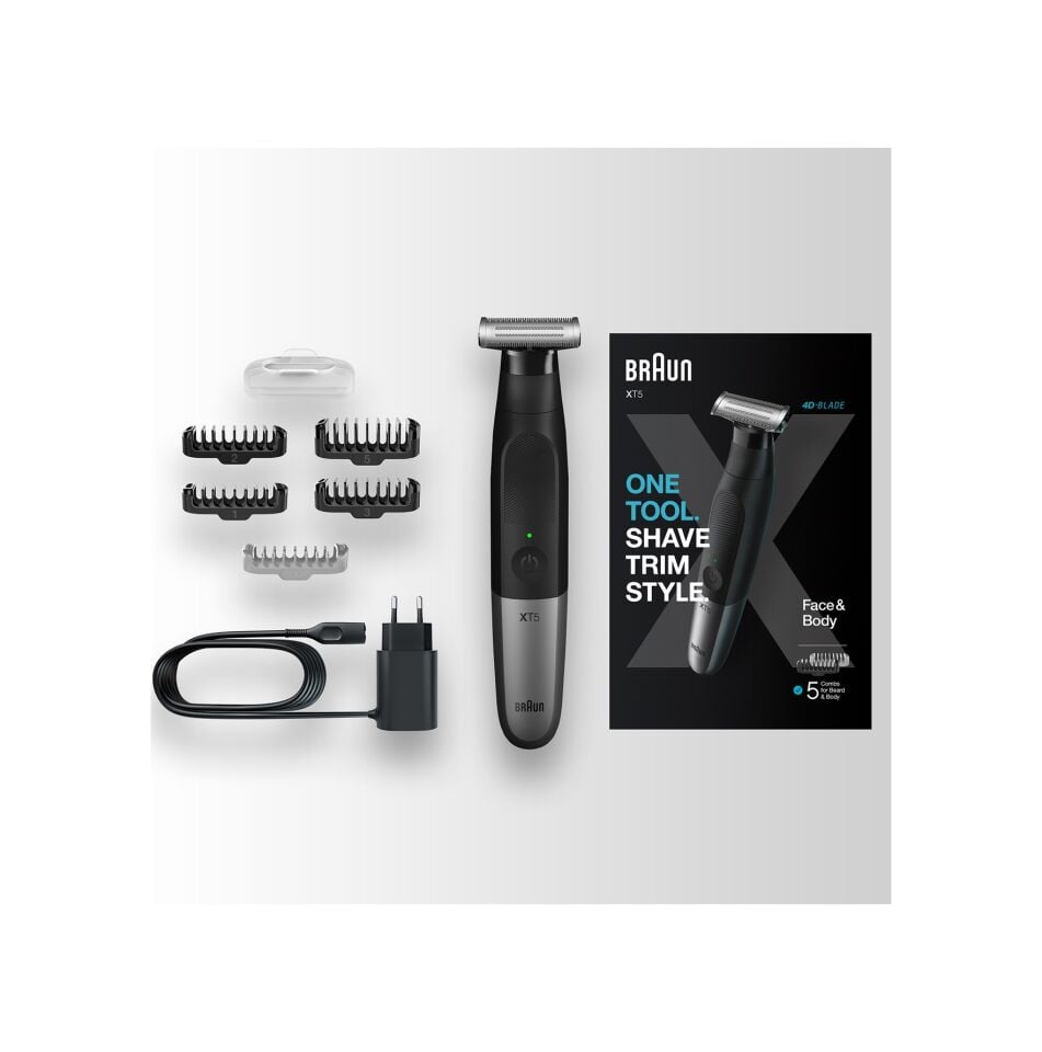 Braun Series XT 5100 Sakal Şekillendirme ve Tıraş Makinesi Siyah