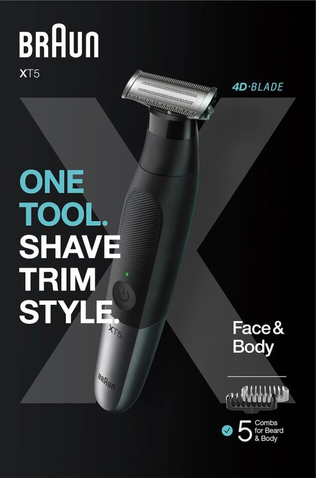 Braun Series XT 5100 Sakal Şekillendirme ve Tıraş Makinesi Siyah