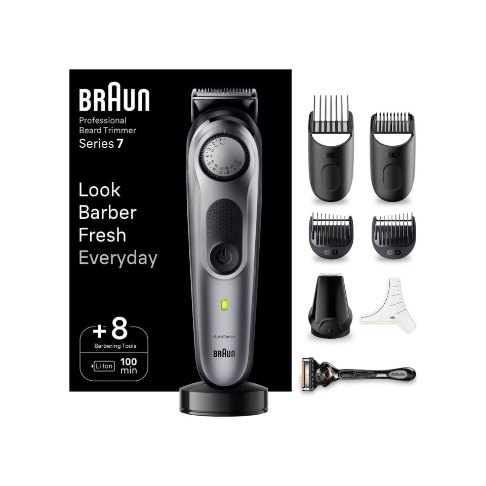 Braun Series 7 Bt7420 Sakal Düzeltici Gri - Gümüş