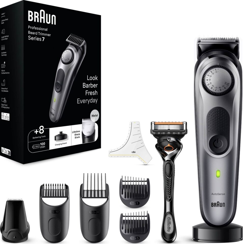 Braun Series 7 Bt7420 Sakal Düzeltici Gri - Gümüş