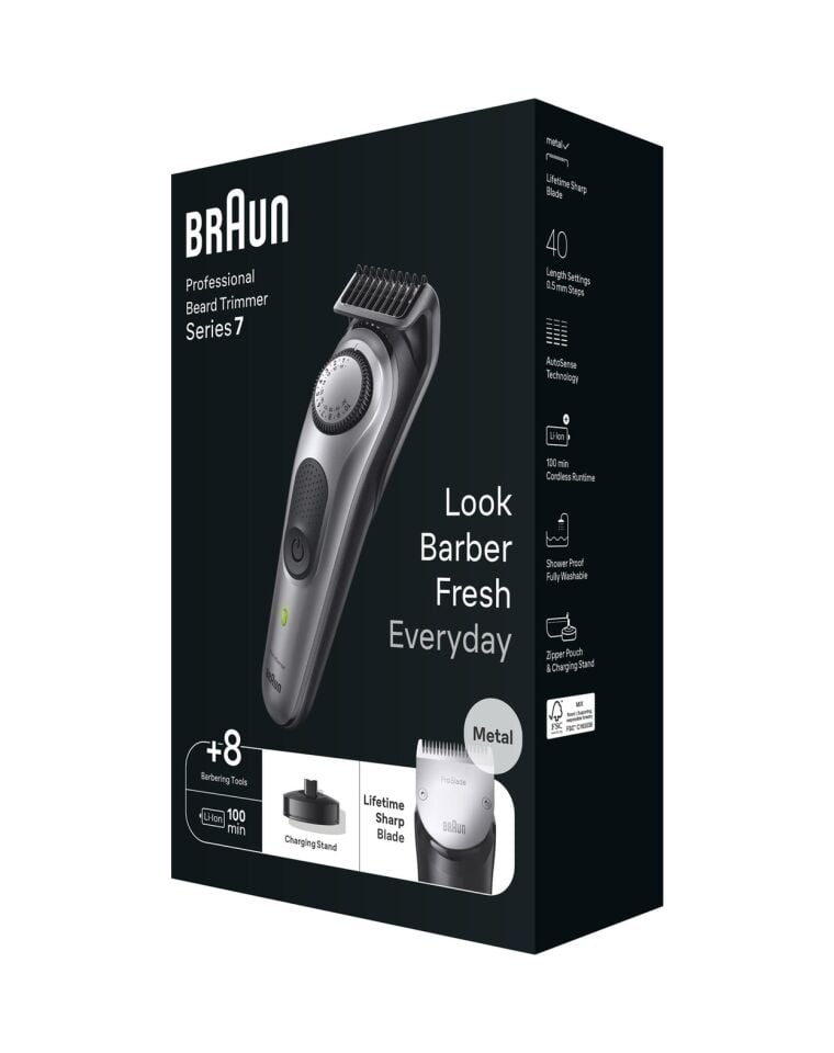Braun Series 7 Bt7420 Sakal Düzeltici Gri - Gümüş