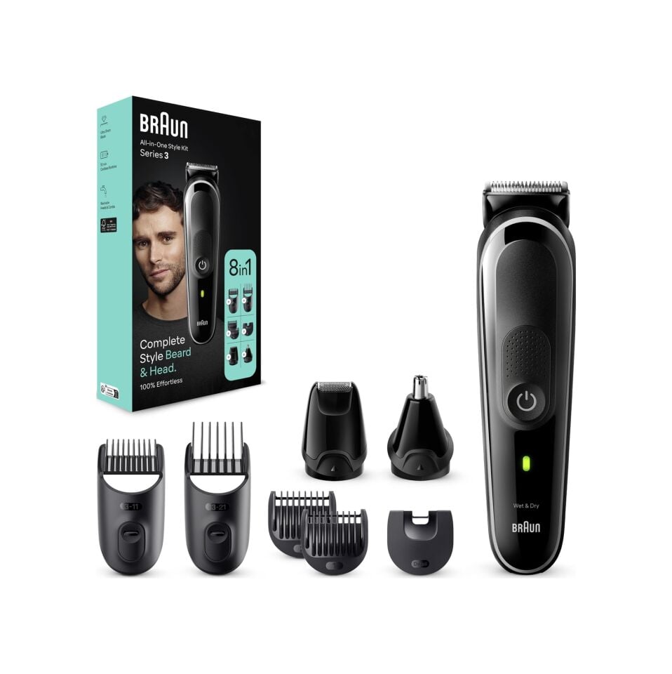 Braun Series 3 MGK3440 All-In One Style Saç Sakal Tıraş Makinesi Siyah