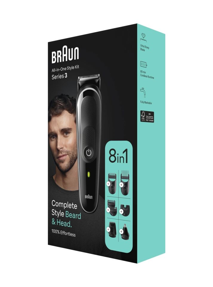 Braun Series 3 MGK3440 All-In One Style Saç Sakal Tıraş Makinesi Siyah