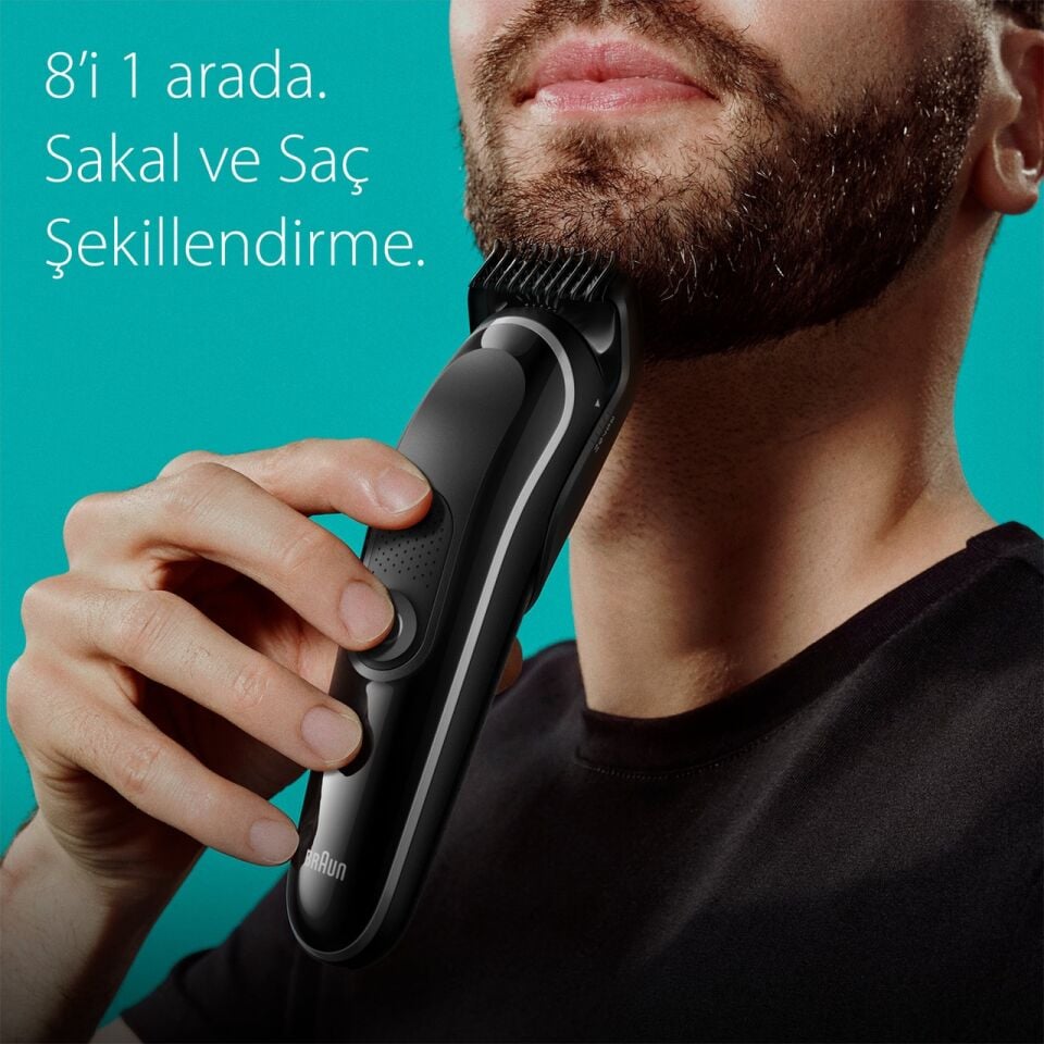 Braun Series 3 MGK3440 All-In One Style Saç Sakal Tıraş Makinesi Siyah