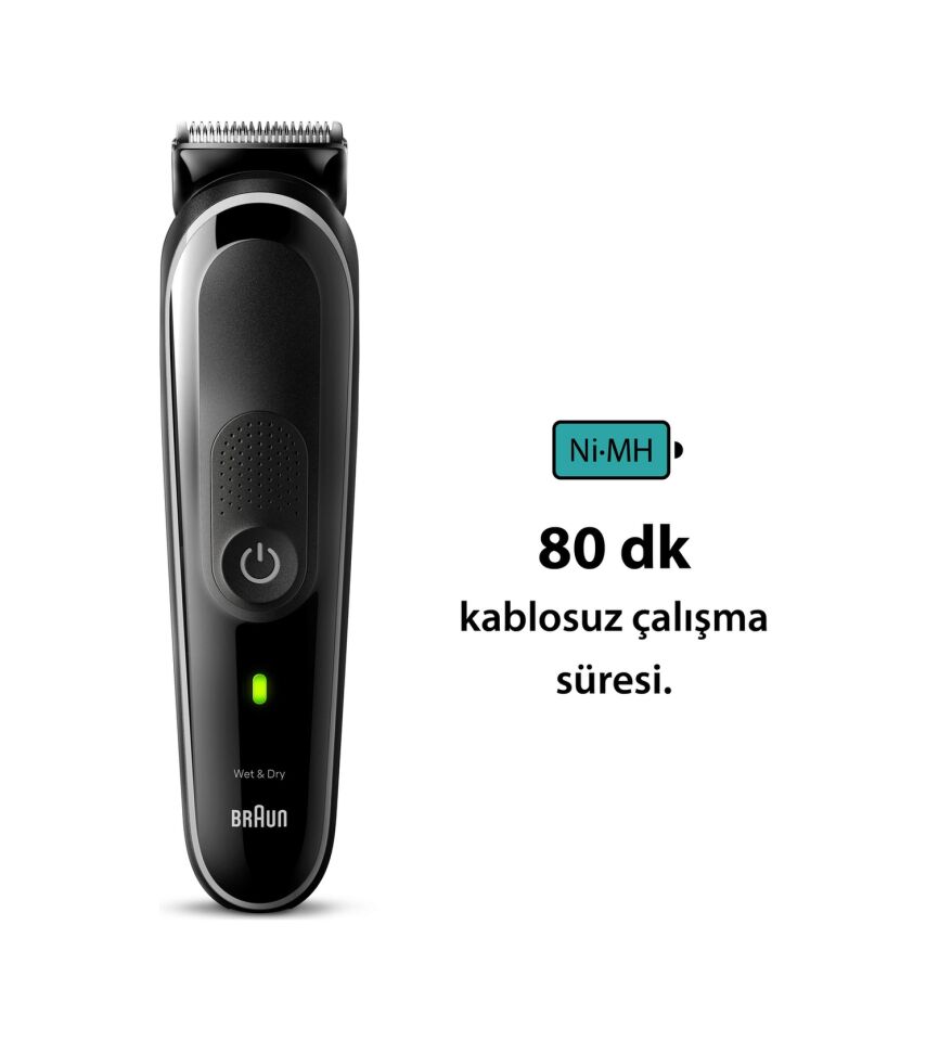 Braun Series 3 MGK3440 All-In One Style Saç Sakal Tıraş Makinesi Siyah