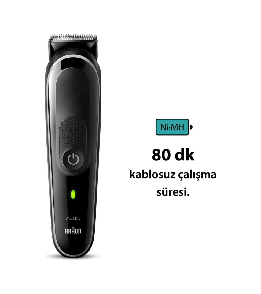 Braun Series 3 MGK3440 All-In One Style Saç Sakal Tıraş Makinesi Siyah