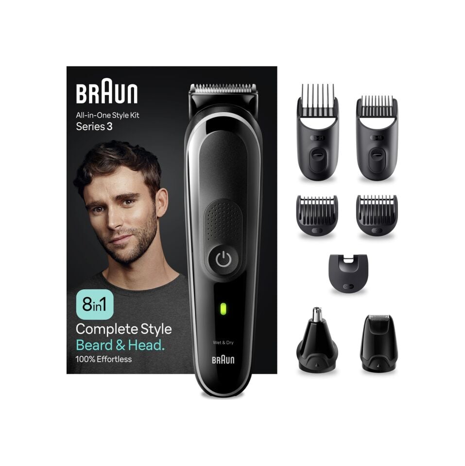 Braun Series 3 MGK3440 All-In One Style Saç Sakal Tıraş Makinesi Siyah