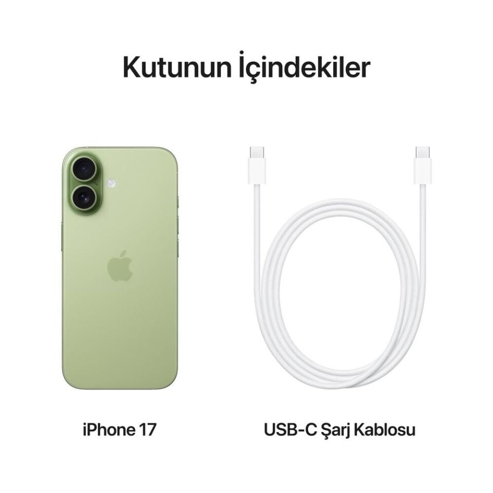 Apple iPhone 17 256 GB  (Apple Türkiye Garantili) Adaçayı 256 GB