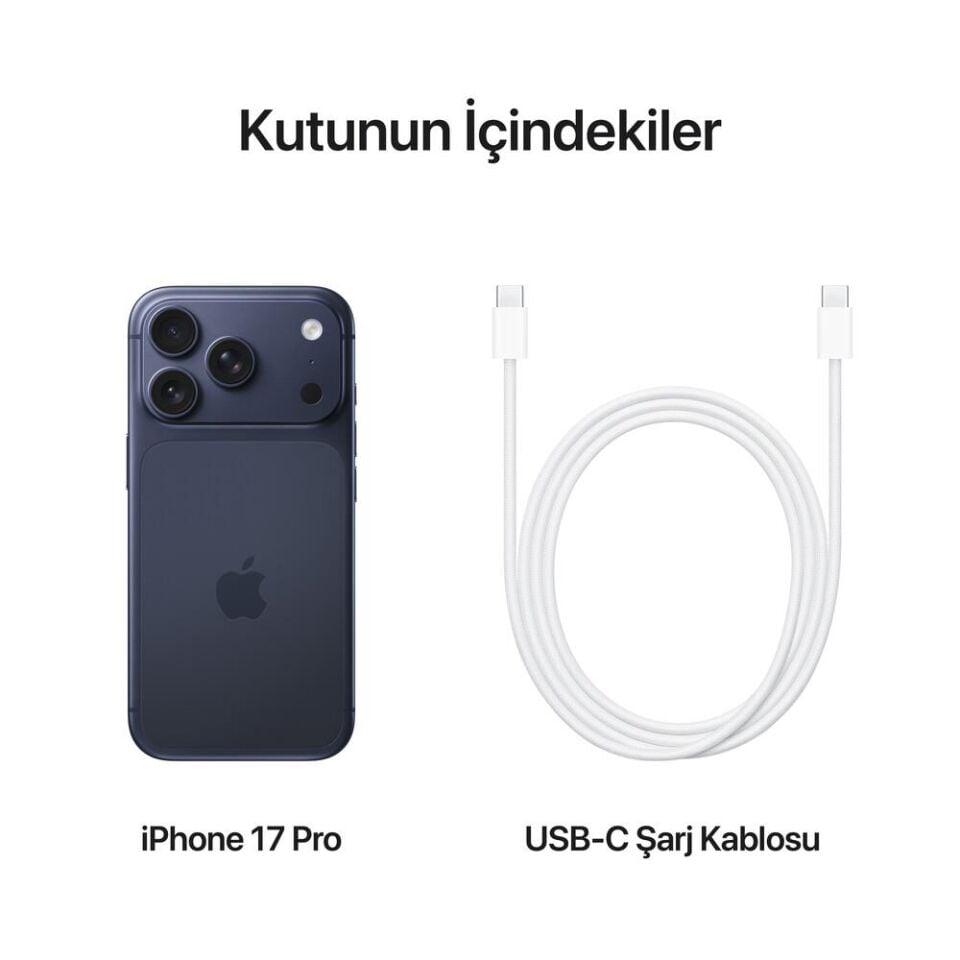 Apple iPhone 17 Pro 256 GB (Apple Türkiye Garantili) Koyu Mavi 256 GB