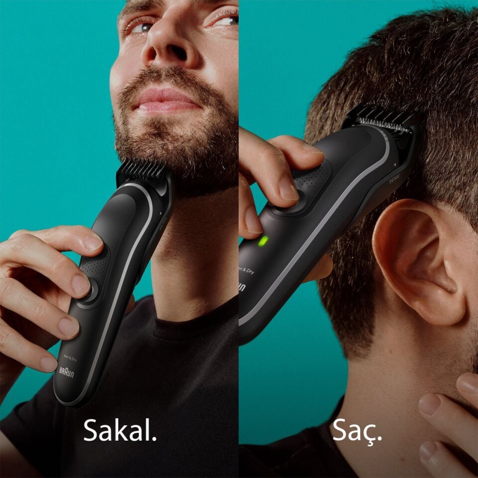 Braun Series 5 MGK5410 Hepsi Bir Arada Şekillendirme Seti Siyah