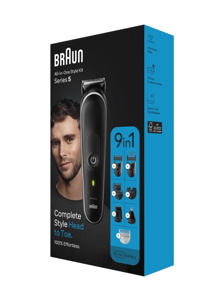 Braun Series 5 MGK5410 Hepsi Bir Arada Şekillendirme Seti Siyah