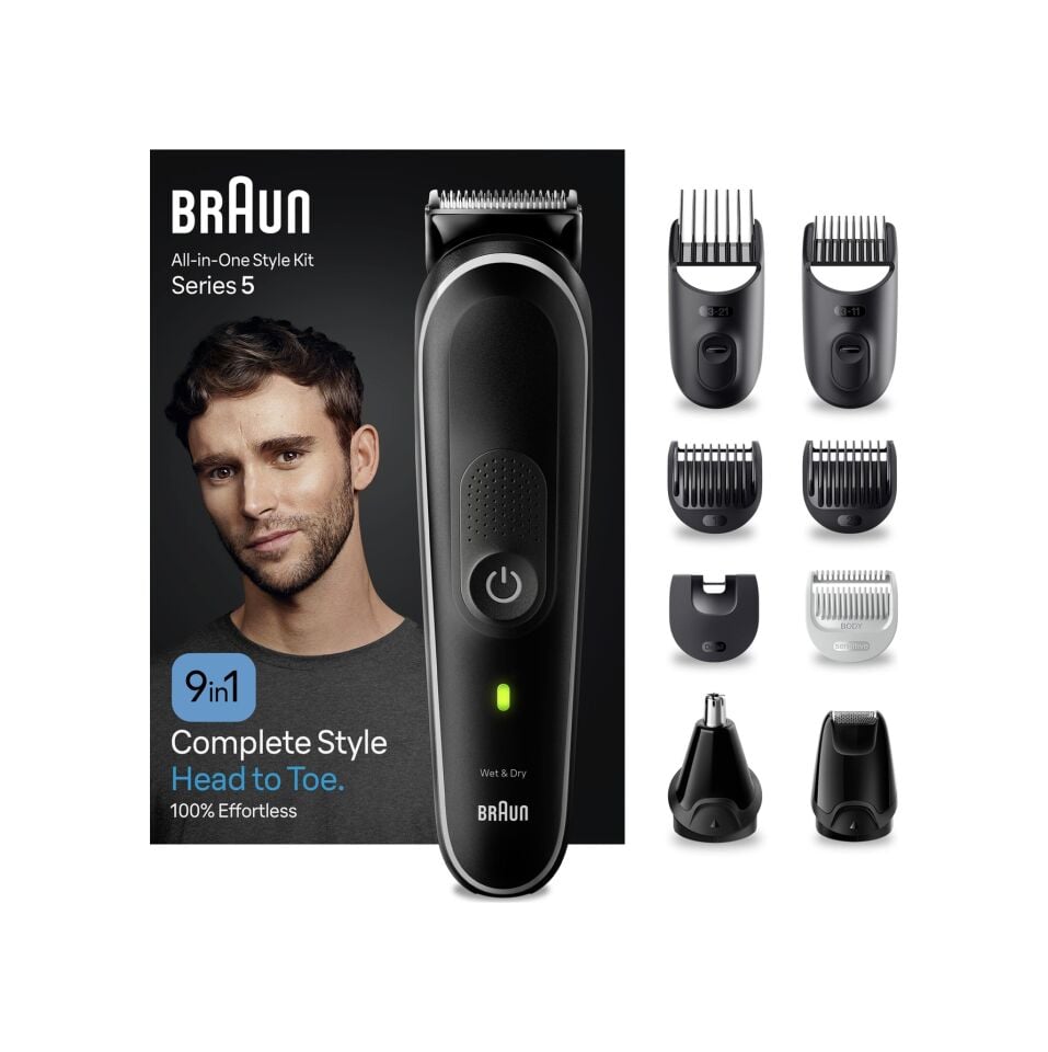 Braun Series 5 MGK5410 Hepsi Bir Arada Şekillendirme Seti Siyah