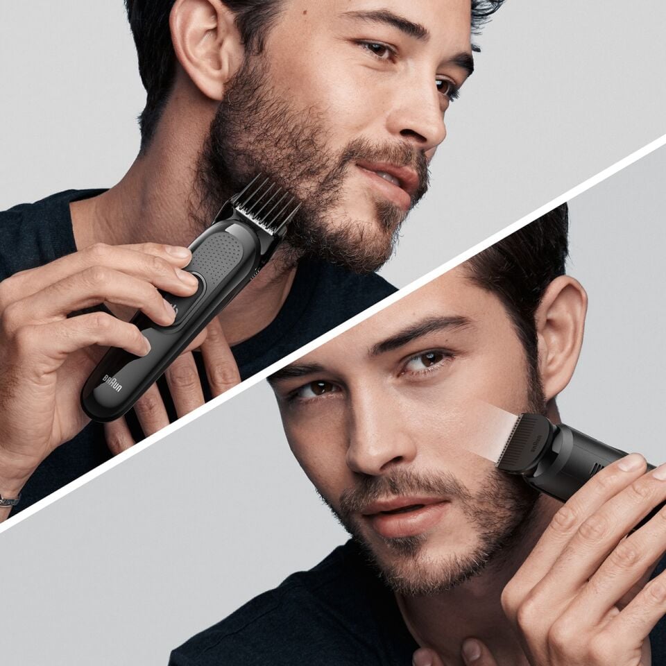 Braun MGK 3320 Erkek Bakım Kiti 6'sı 1 Arada Şekillendirici Siyah