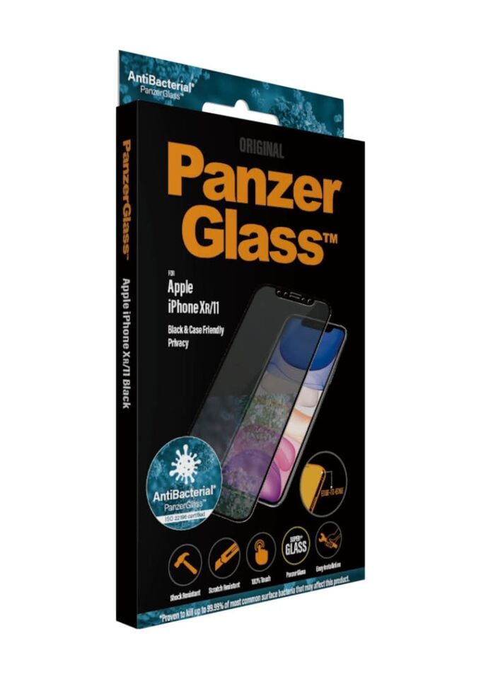 Panzerglass Apple Uyumlu iPhone 11 Xr Tam Koruma Gizli/hayalet Çerçeve Aparatlı Ekran Koruyucu