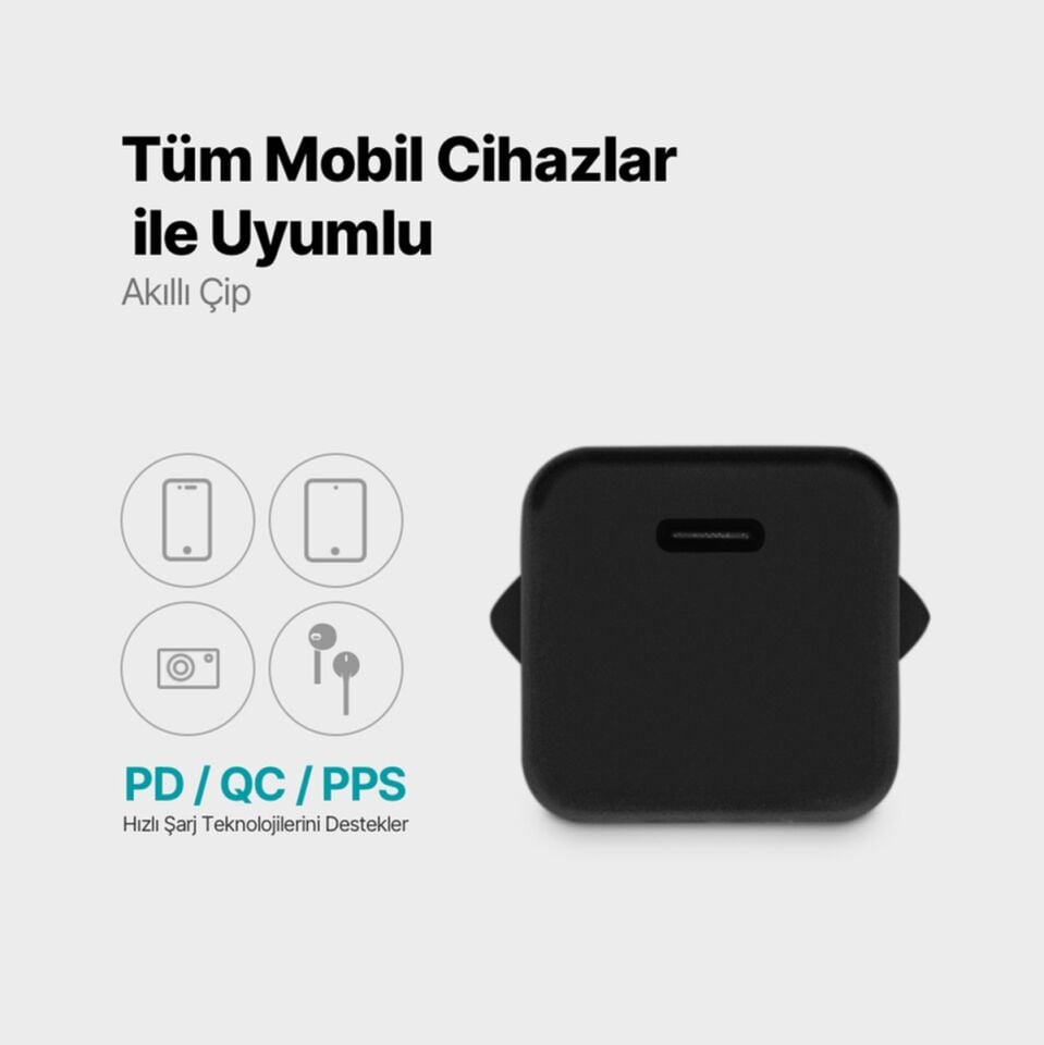 Ttec SmartCharger 20W PD Seyahat Hızlı Şarj Aleti