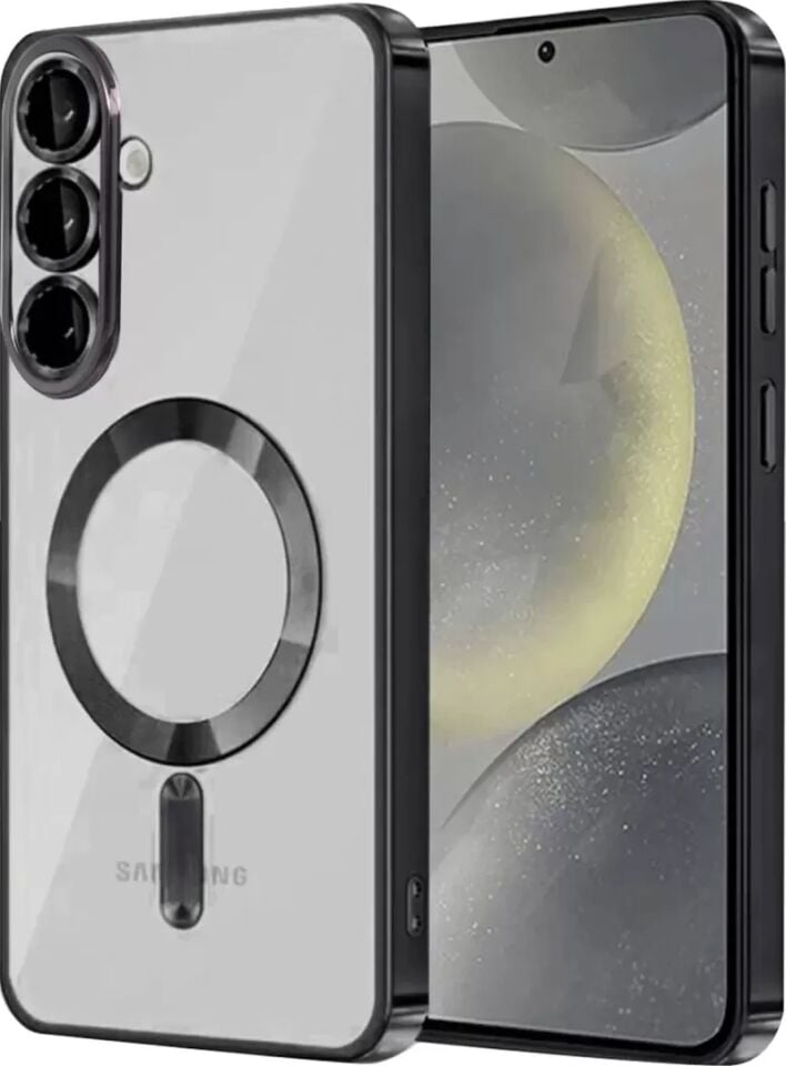 Newface Samsung Uyumlu Galaxy A37 5g Kross Magneticsafe Kapak - Siyah Şeffaf