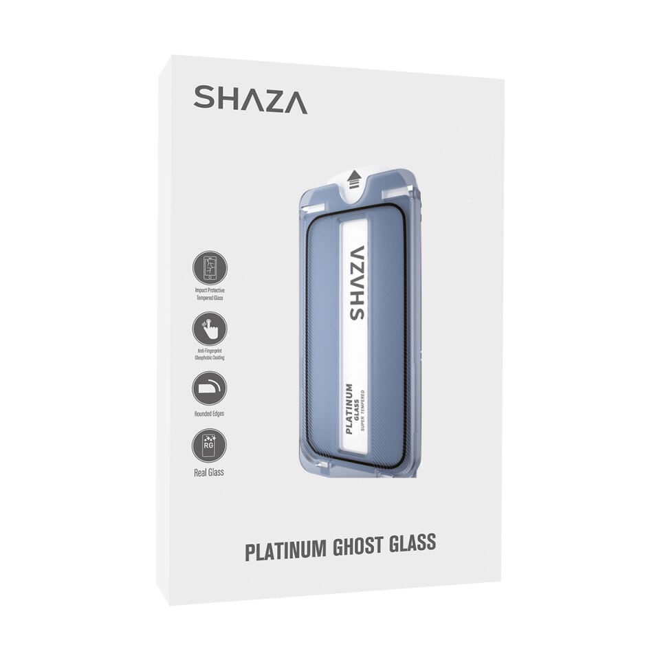Shaza Aırglass Uygulama Aparatlı Cam Ekran Koruyucu Apple Uyumlu iPhone 17 Pro