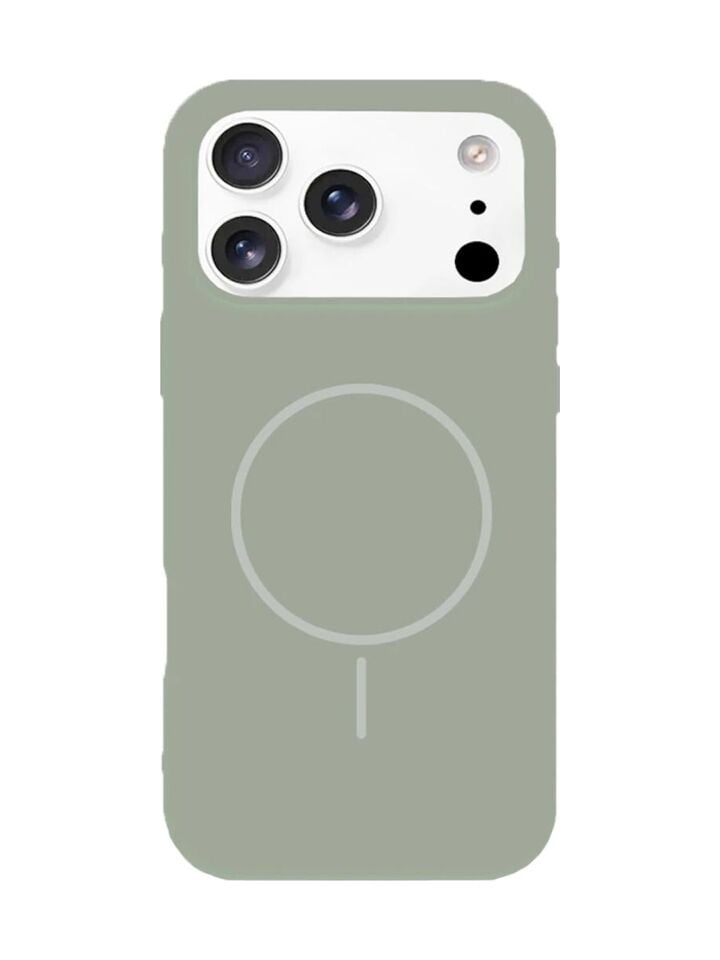 Bikapak Magsense Apple Uyumlu iPhone 17 Pro Titanyum Gri Kapak