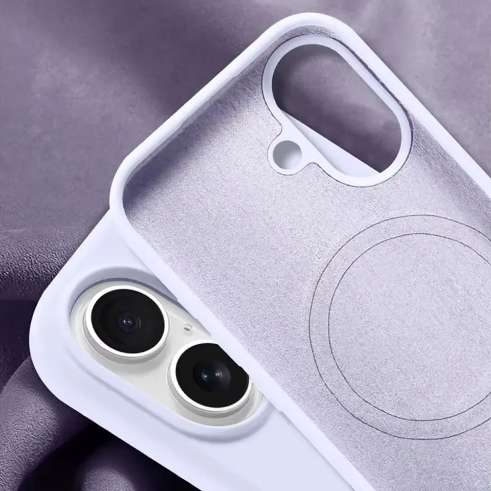 Bikapak Magsense Apple Uyumlu iPhone 13/14 Beyaz Kapak Beyaz