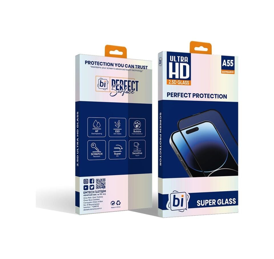 Bi 2,5d Super Glass Samsung Uyumlu A55 Ekran Koruyucu