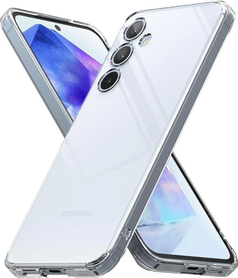 Bikapak Eco Silikon Samsung Uyumlu A36 Şeffaf Kapak Şeffaf
