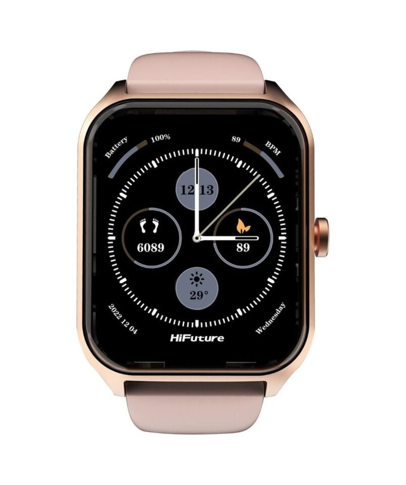 HiFuture Ultra2 Pro U2PBK Bt 5.2 IP68 AMOLED 1.78'' Nabız Spor Kan Oksijen Takibi 45 MM Akıllı Saat (Hifuture Türkiye Garantili) Rose Gold