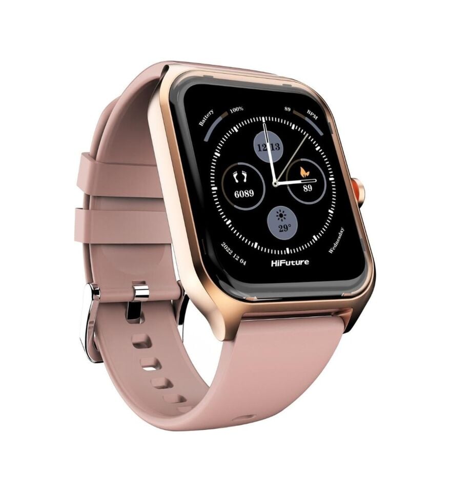 HiFuture Ultra2 Pro U2PBK Bt 5.2 IP68 AMOLED 1.78'' Nabız Spor Kan Oksijen Takibi 45 MM Akıllı Saat (Hifuture Türkiye Garantili) Rose Gold