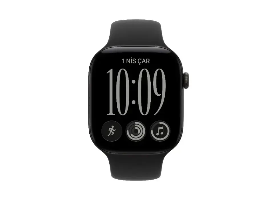 Apple Watch Series 12 GPS 46 mm Alüminyum Kasa ve Spor Kordon - M/L