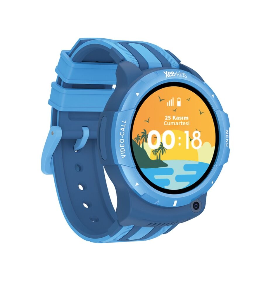Ixtech Xee-Kids 11 SIM Kartlı Akıllı Çocuk Saati (Distribütör Garantili) Mavi