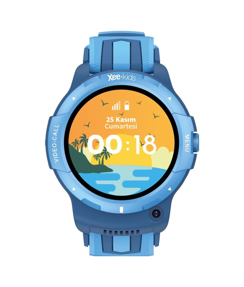 Ixtech Xee-Kids 11 SIM Kartlı Akıllı Çocuk Saati (Distribütör Garantili) Mavi