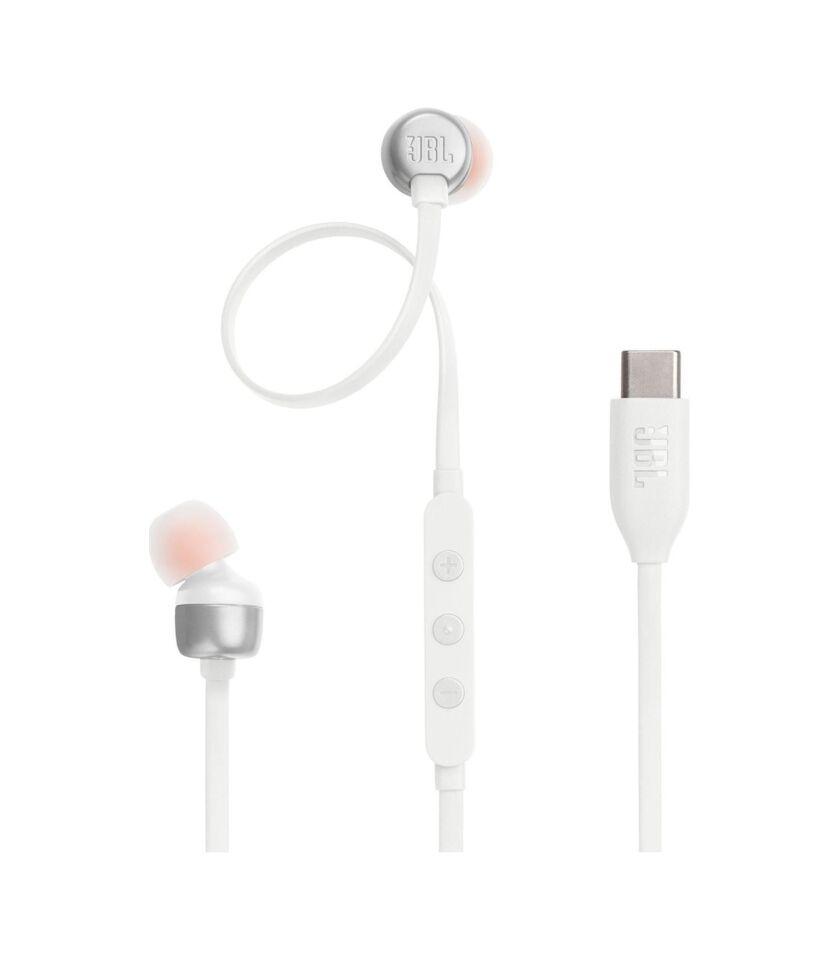 JBL Tune 310C USB-C Kulakiçi Kablolu Kulaklık Beyaz