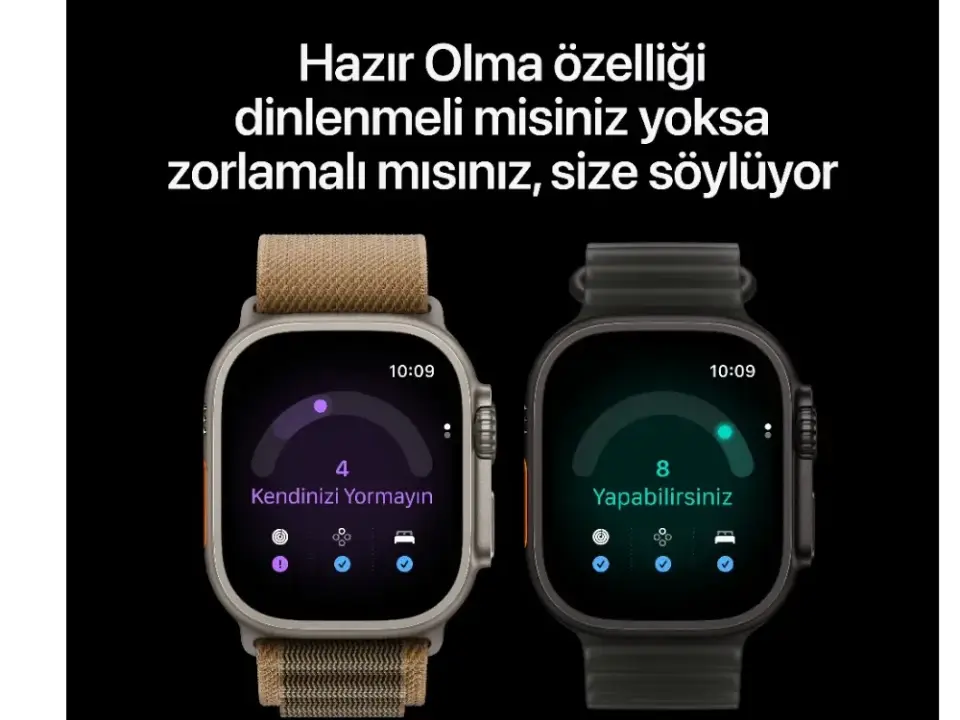 Apple Watch Ultra 4 GPS + Cellular 49 mm Titanyum Kasa ve Milanese Loop - Medium