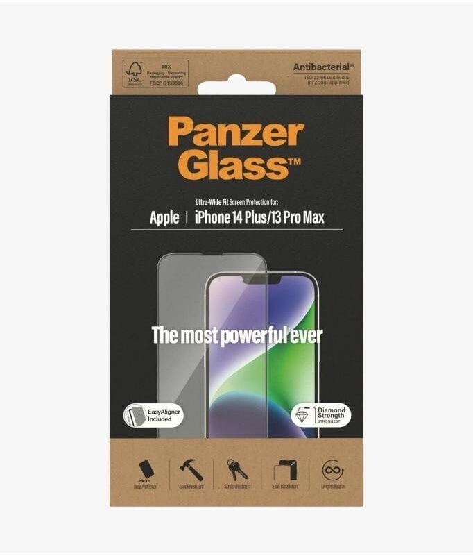 Panzer Glass Apple Uyumlu iPhone 14 Plus/13 Pro Max Ekran Koruyucu