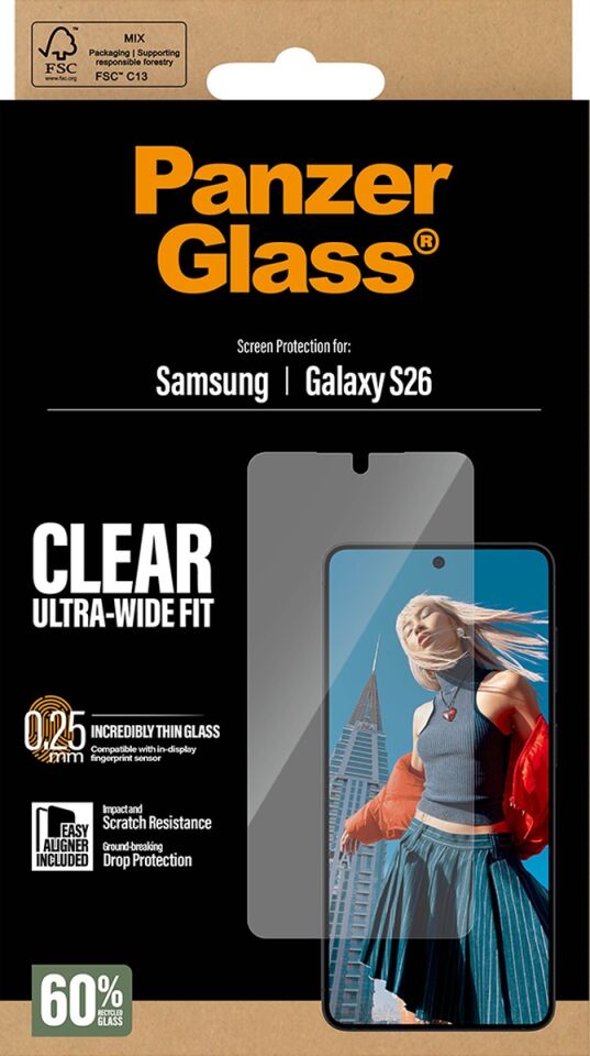 Panzerglass Samsung Uyumlu Galaxy S26 / Uwf Hizalama Aparatlı Ekran Koruyucu