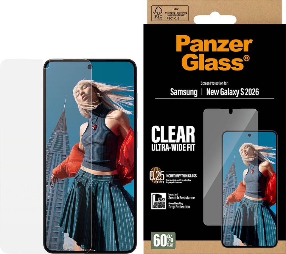 Panzerglass Samsung Uyumlu Galaxy S26 / Uwf Hizalama Aparatlı Ekran Koruyucu