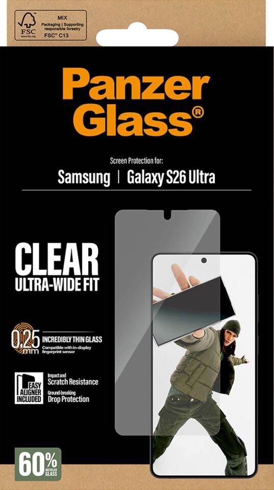 Panzerglass Samsung Uyumlu Galaxy S26 Ultra / Uwf Hizalama Aparatlı Ekran Koruyucu