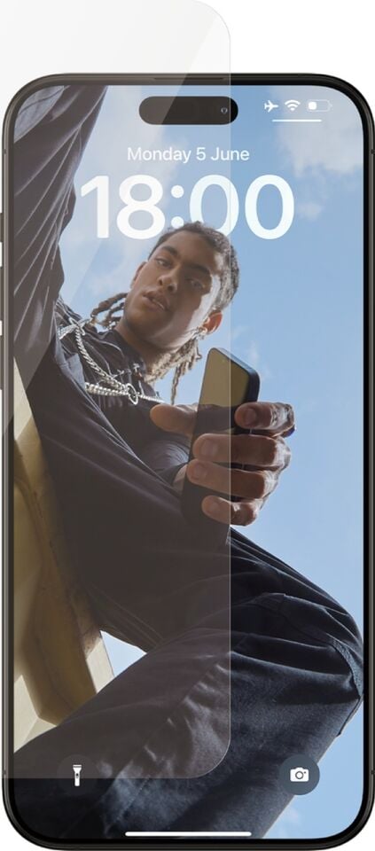 Safe By Panzerglass Apple Uyumlu iPhone 15 Pro Max Ultra wide Fit Çerçeve Aparatlı Tam Koruma Ekran Koruyucu
