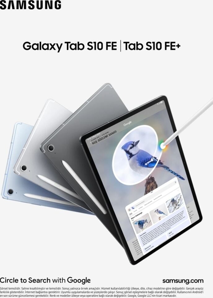 Samsung Galaxy Tab S10 FE 8 GB 128 GB 10.9'' / SM-X520 Tablet Gümüş