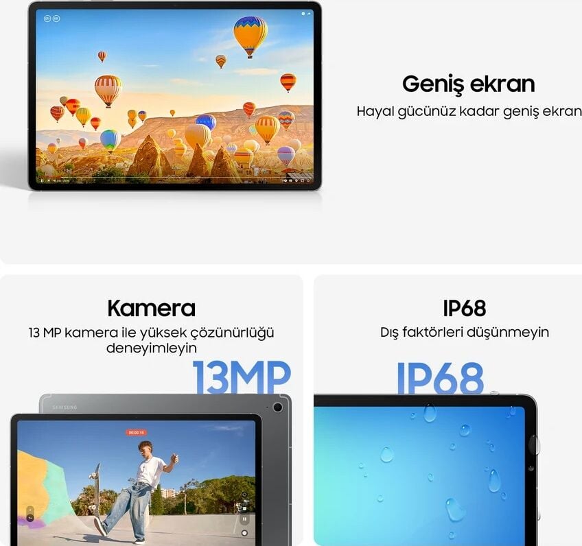 Samsung Galaxy Tab S10 FE 8 GB 128 GB 10.9'' / SM-X520 Tablet Gümüş