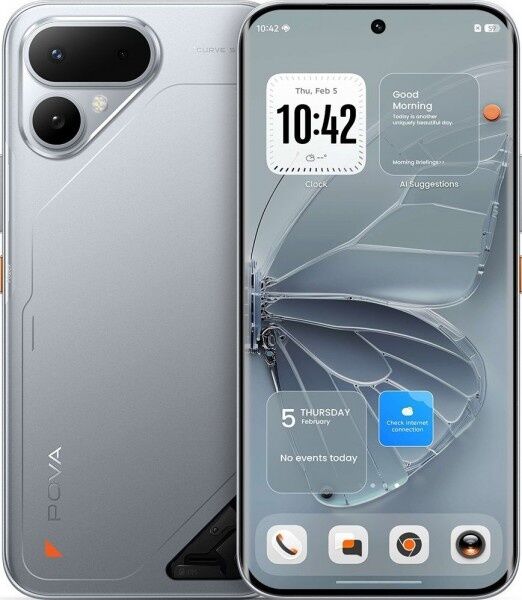 Tecno Pova Curve 2 128 GB (Tecno Türkiye Garantili) Gümüş 128 GB