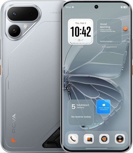 Tecno Pova Curve 2 128 GB (Tecno Türkiye Garantili) Gümüş 128 GB