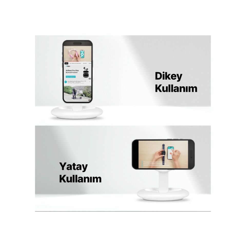 Ttec AirCharger Up M MagSafe Uyumlu Kablosuz Hızlı Şarj Standı