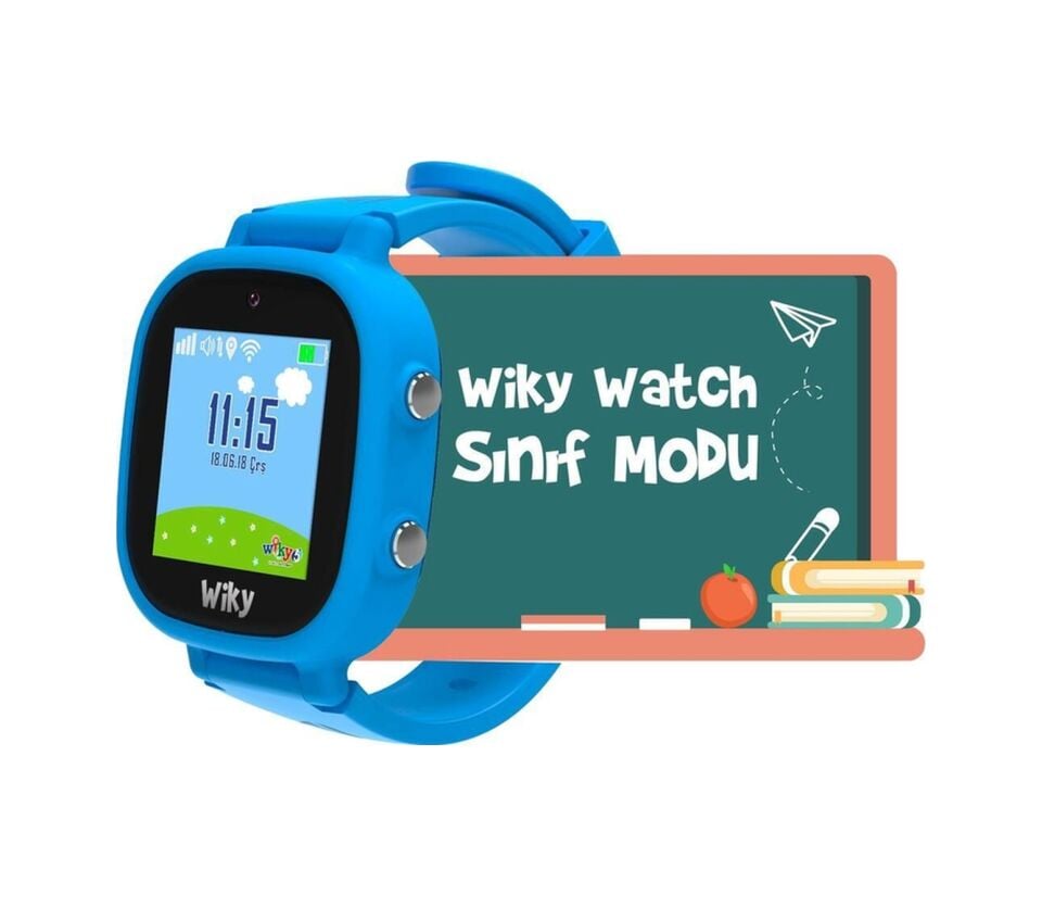 Wiky Watch 5E e-SIM Akıllı Çocuk Saati (İthalatçı Garantili) Mavi