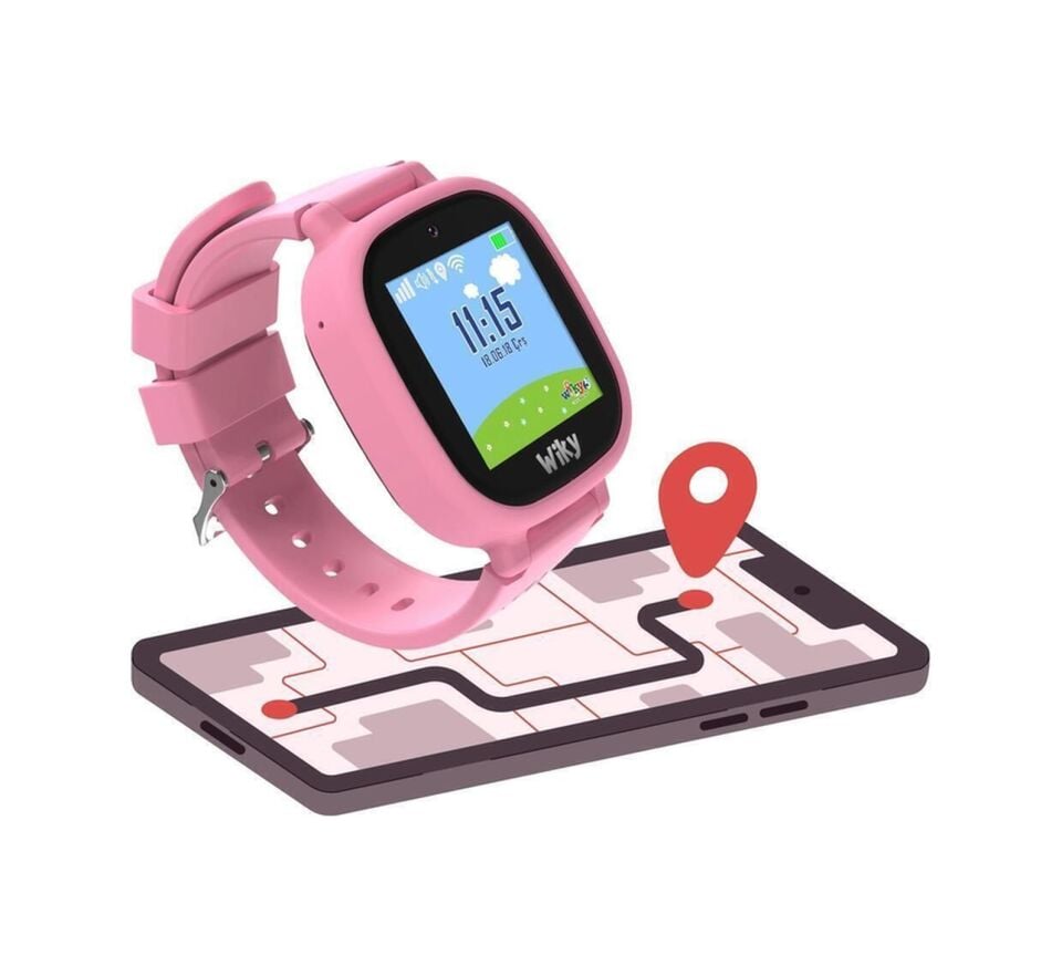 Wiky Watch 5E e-SIM Akıllı Çocuk Saati (İthalatçı Garantili) Pembe