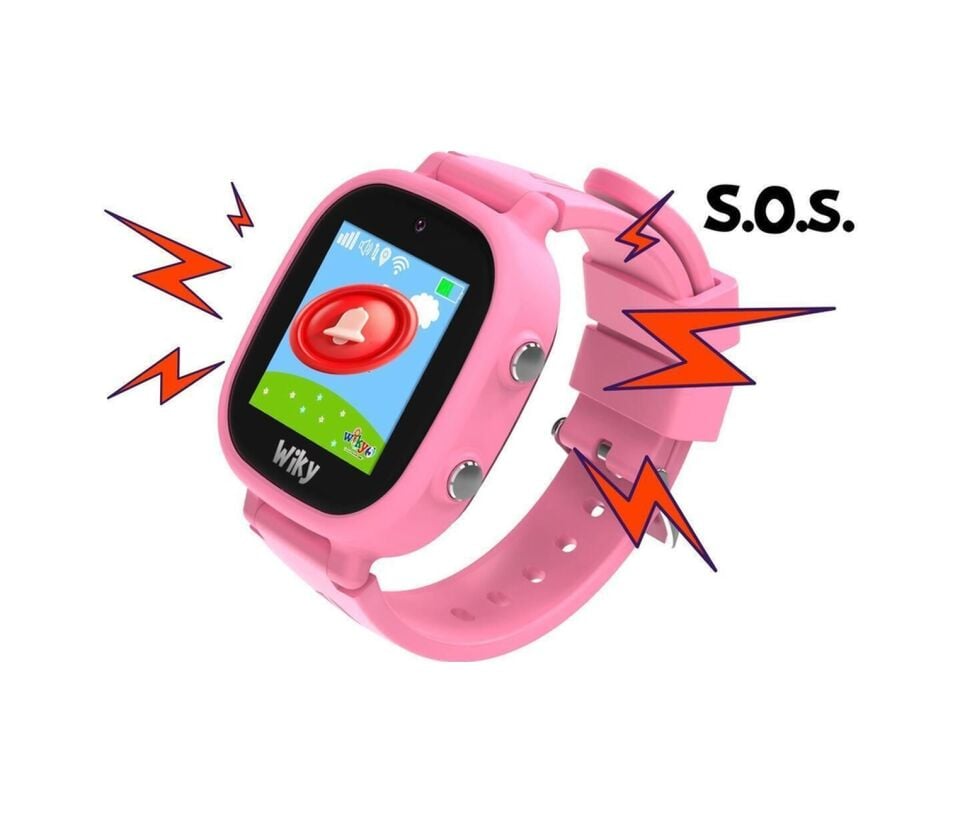 Wiky Watch 5E e-SIM Akıllı Çocuk Saati (İthalatçı Garantili) Pembe