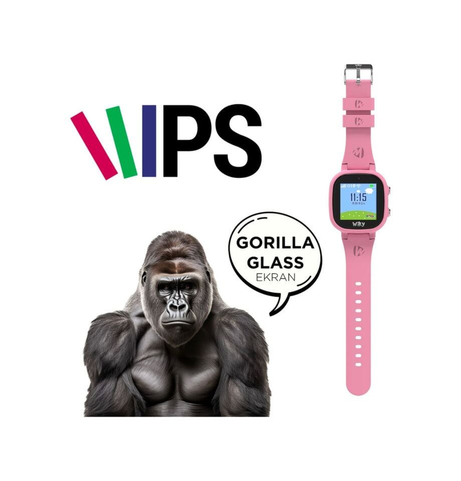 Wiky Watch 5E e-SIM Akıllı Çocuk Saati (İthalatçı Garantili) Pembe