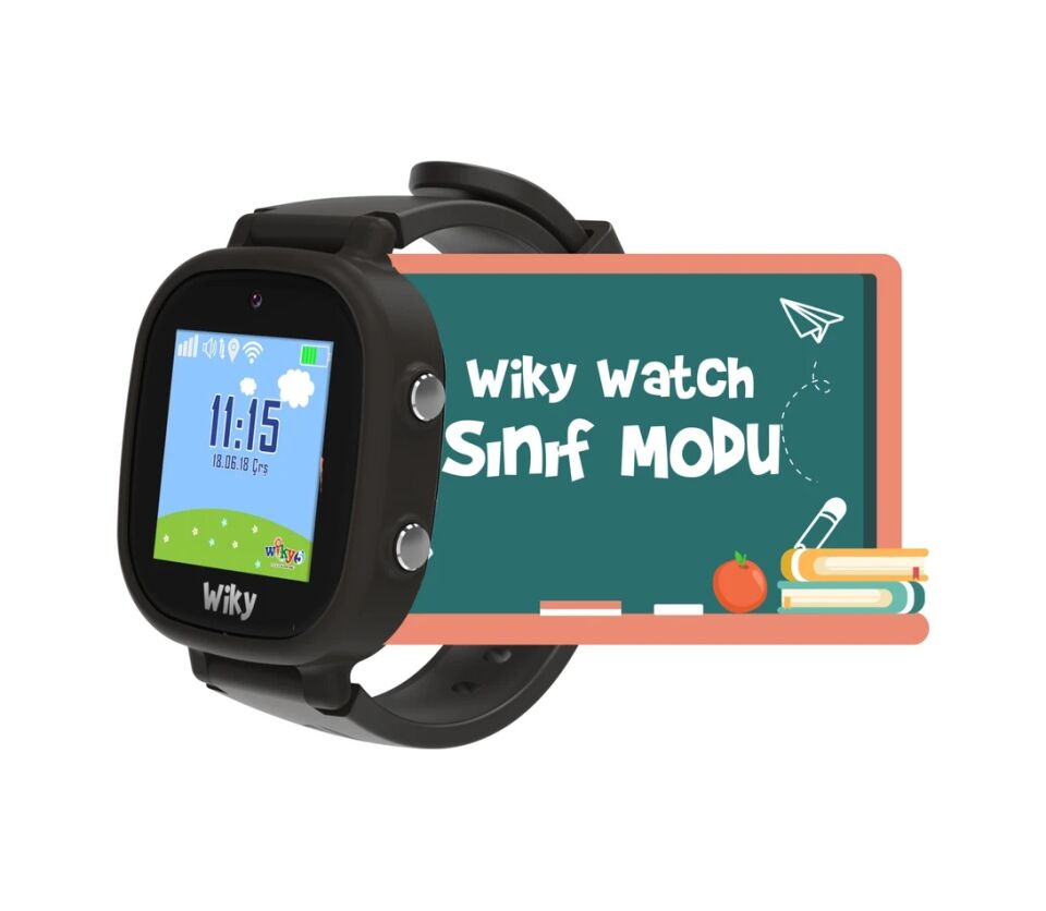 Wiky Watch 5E e-SIM Akıllı Çocuk Saati (İthalatçı Garantili) Siyah