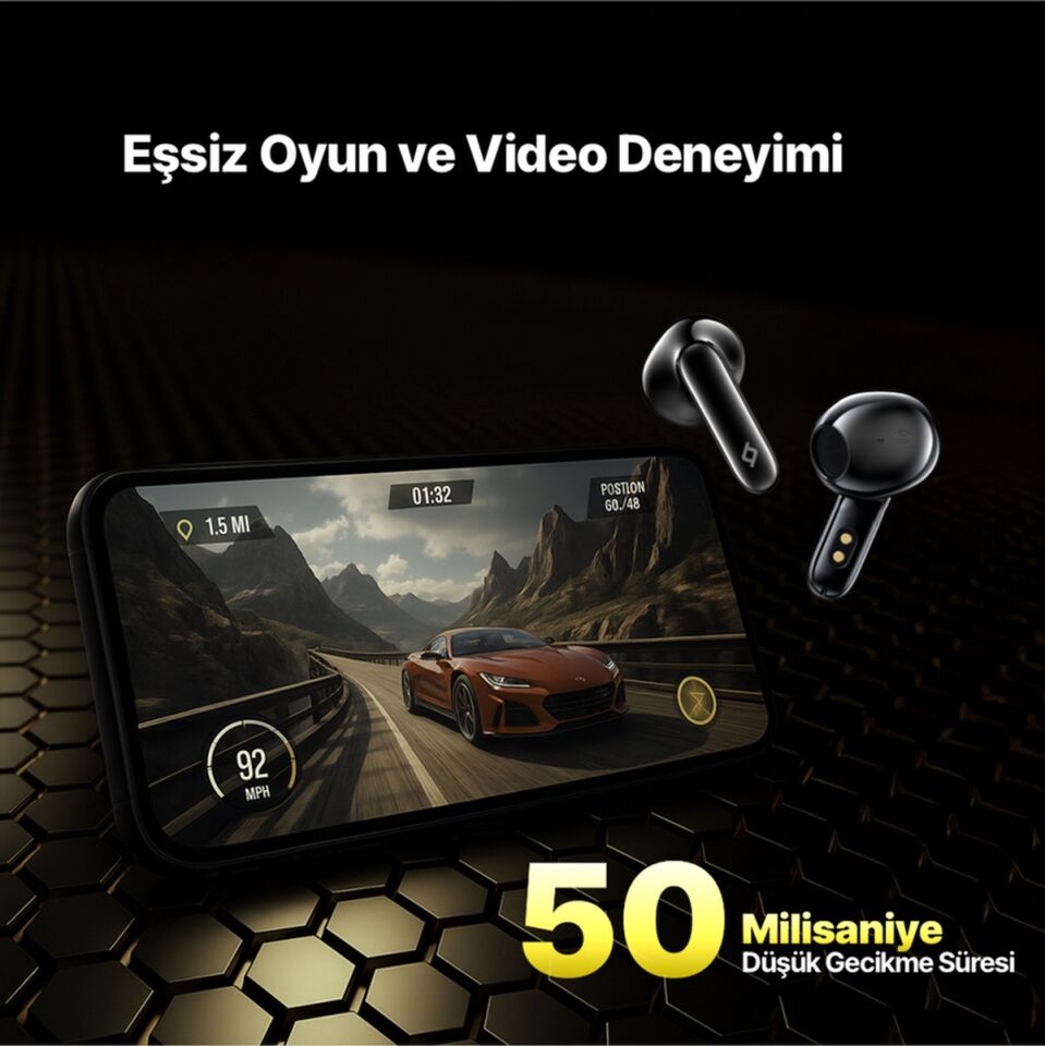 Airbeat Glace Gerçek Kablosuz Tws Bluetooth Kulaklık- 2km170 Buz Beyazı