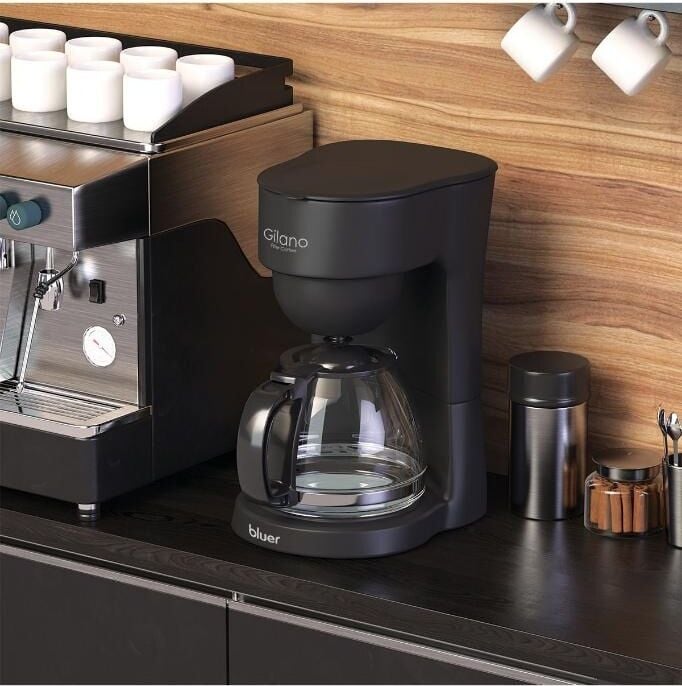 Bluer Gilano 240 W Filtre Kahve Makinesi Siyah