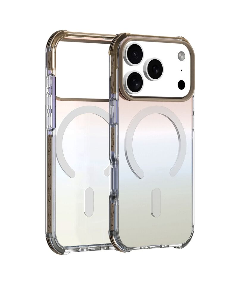Buff Apple Uyumlu iPhone 17 Pro Magsafe Radiant X Kılıf Gold Altın